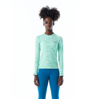 Women's Fibo Camo Merino Blend Seamless LS Tee
