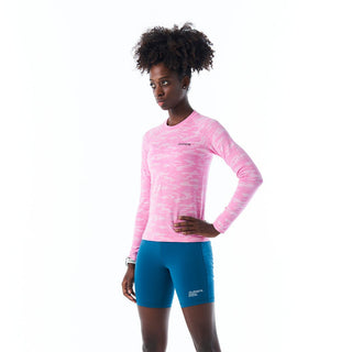 Women's Fibo Camo Merino Blend Seamless LS Tee