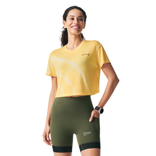 Women‘s Earth Tencel Merino Blend Cropped SS Tee