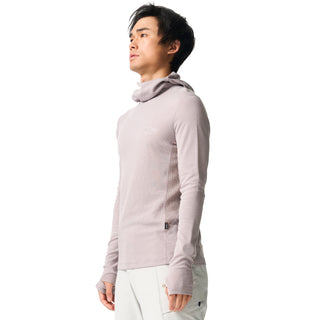Men's Aero Wool Merino Blend Hooded Long Sleeves T-Shirt