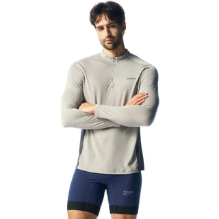 Men's Wonder Fast Merino Blend Half Zip Long Sleeves T-Shirt