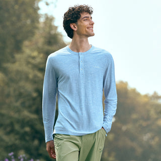 Unisex's SKT Wool Linen Blend Long Sleeves T-Shirt