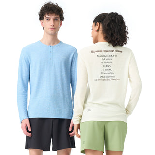 Unisex's SKT Wool Linen Blend Long Sleeves T-Shirt