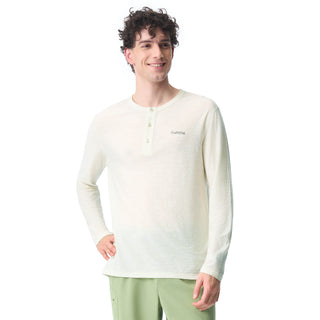 Unisex's SKT Wool Linen Blend Long Sleeves T-Shirt