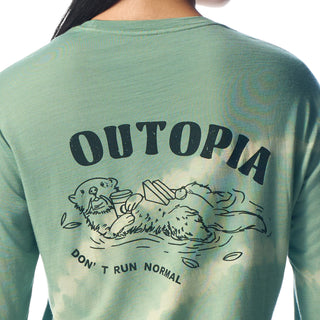 Unisex's Earth Tencel Merino Blend Long Sleeves T-Shirt