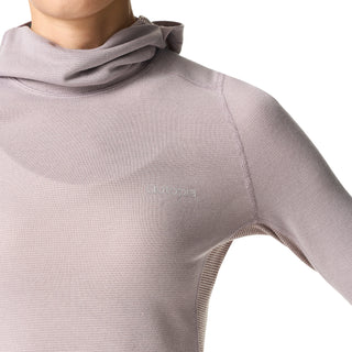 Women's Aero Wool Merino Blend Hooded Long Sleeves T-Shirt