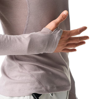 Women's Aero Wool Merino Blend Hooded Long Sleeves T-Shirt