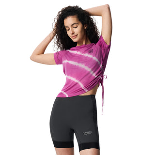 Women's Earth Merino Blend Short Sleeves T-Shirt With Drawstring