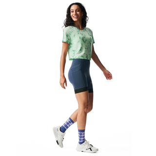 Women‘s Earth Tencel Merino Blend Cropped Short Sleeves T-Shirt