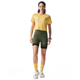 Women‘s Earth Tencel Merino Blend Cropped Short Sleeves T-Shirt