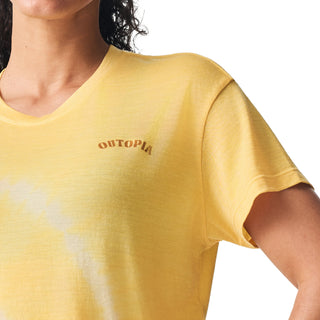 Women‘s Earth Tencel Merino Blend Cropped Short Sleeves T-Shirt