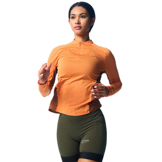 Women's Wonder Fast Merino Blend Half Zip Long Sleeves T-Shirt