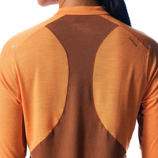 Women's Wonder Fast Merino Blend Half Zip Long Sleeves T-Shirt