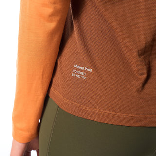 Women's Wonder Fast Merino Blend Half Zip Long Sleeves T-Shirt