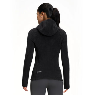 Women's Wool Loft Merino Blend Hooded Fleece Jacket