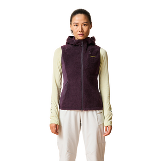 Women's Wool Loft Merino Blend Hooded Fleece Vest