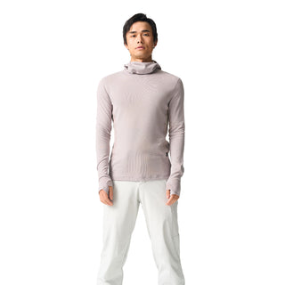 Aero Wool Merino Blend Hooded LS Tee Men