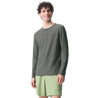 Unisex's SKT Wool Linen Blend Long Sleeves T-Shirt