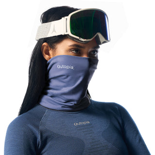 Unisex's Warm Up Merino Blend Reversible Neck Gaiter