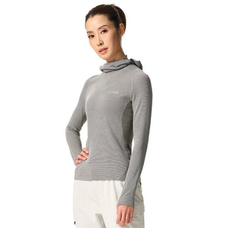 Women's Aero Wool Merino Blend Hooded Long Sleeves T-Shirt