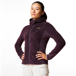 Women's Wool Loft Merino Blend Hooded Fleece Jacket