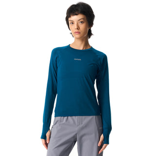 Women‘s Fibonacci Merino Blend Seamless Long Sleeves T-Shirt