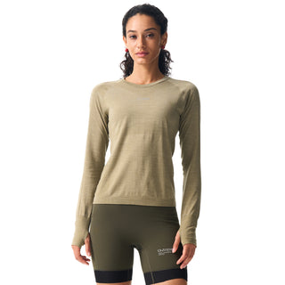 Women‘s Fibonacci Merino Blend Seamless Long Sleeves T-Shirt
